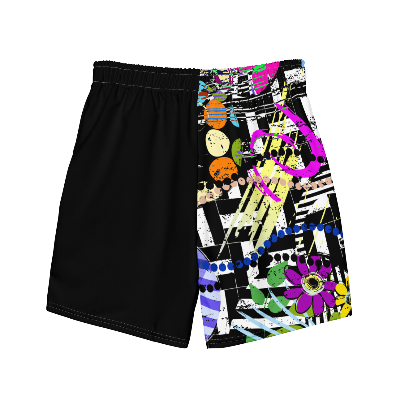 Abstract Swim Trunks