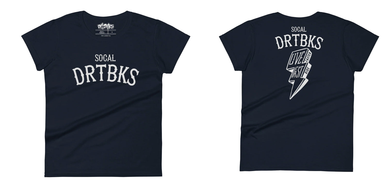 Women’s SoCal “Live Fast” T-Shirt — Ride Bold, Live Free