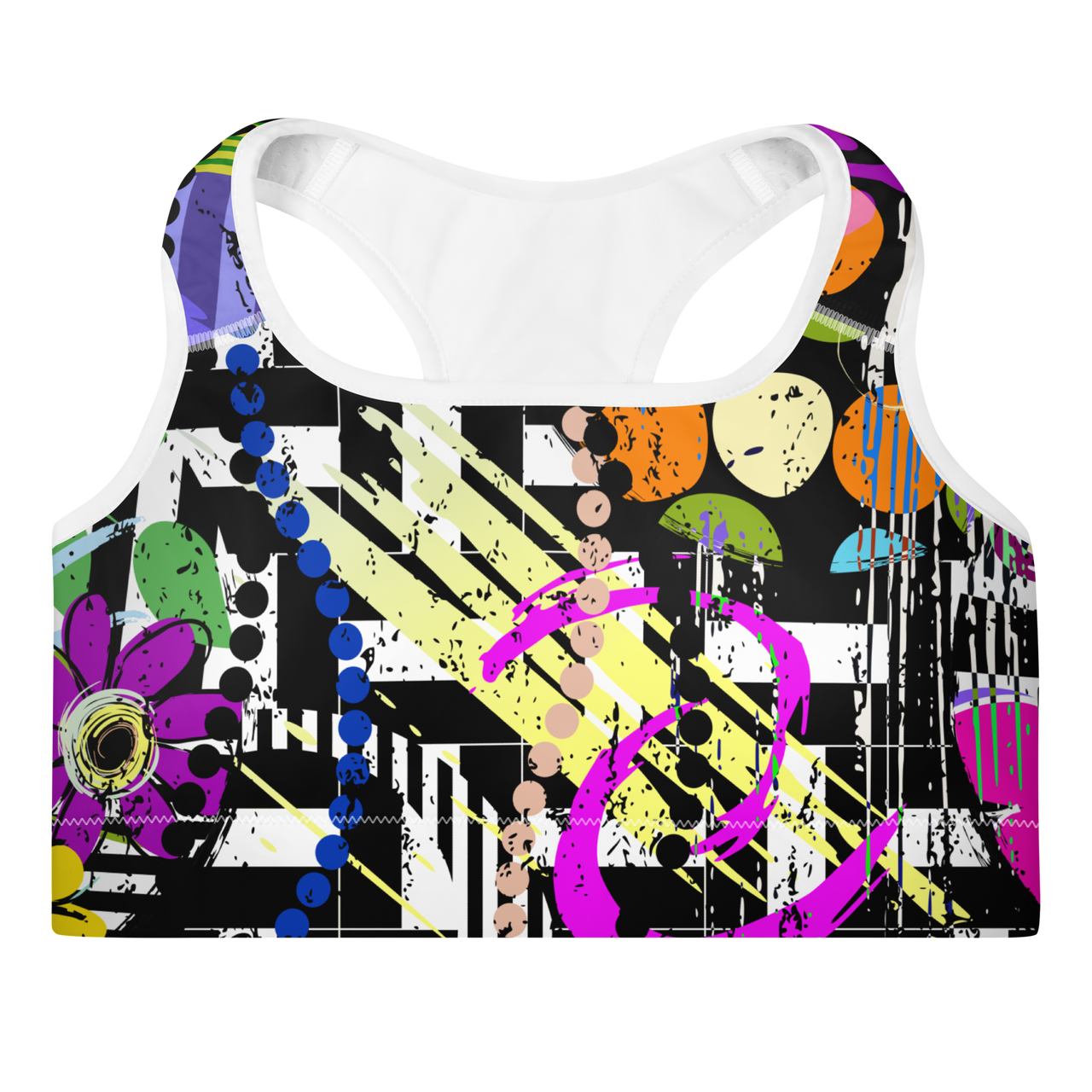Abstract Sports Bra