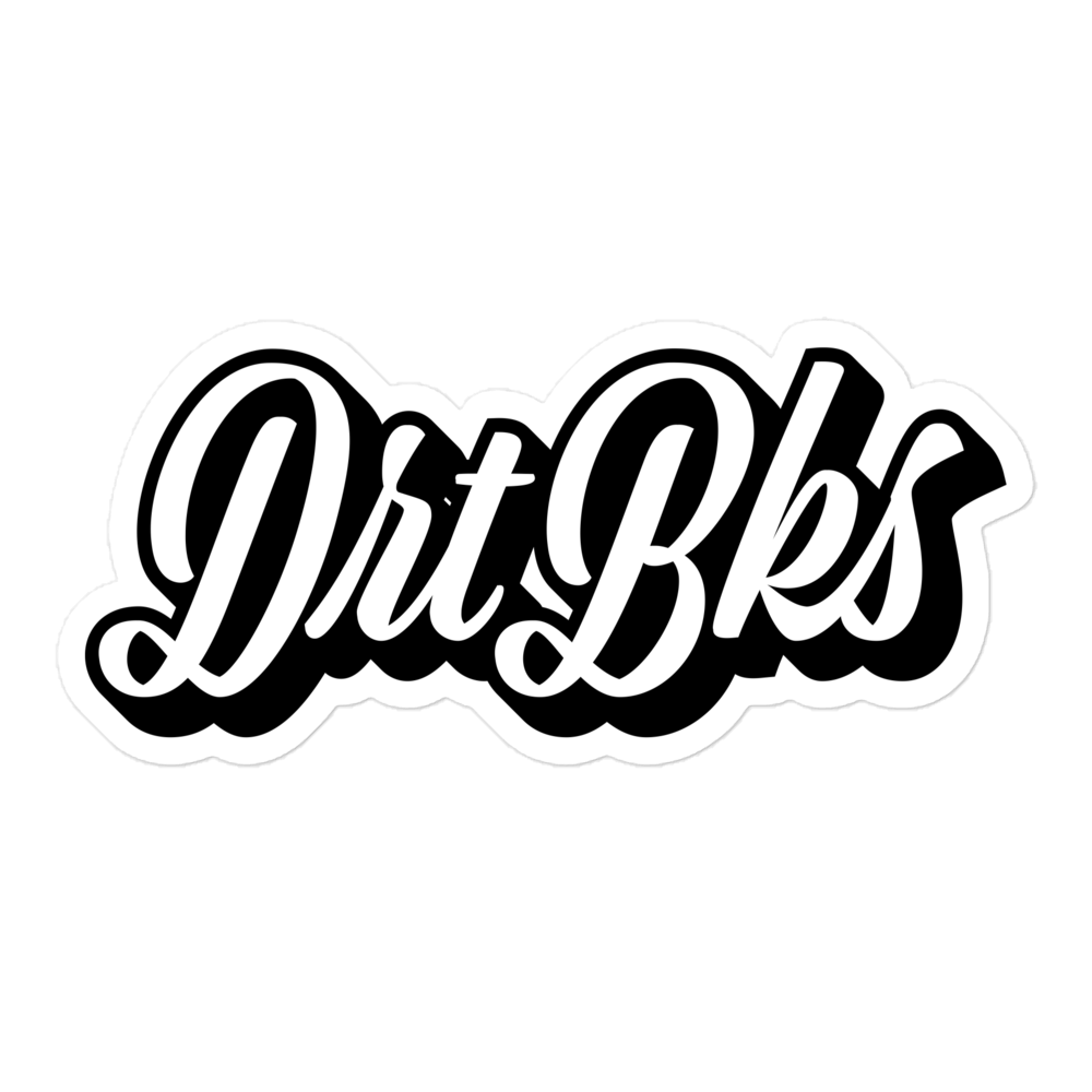 DRT BKS Script Sticker